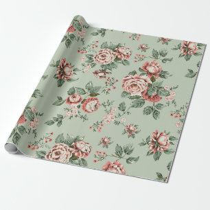 Papel De Presente Allover multi motif flowers ornament Seamless patt