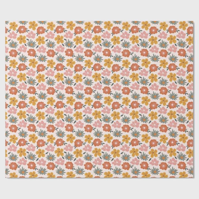 Papel De Presente Alma de flor selvagem não conhece limites (Aberto)