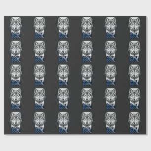 Papel De Presente Alma de lobo