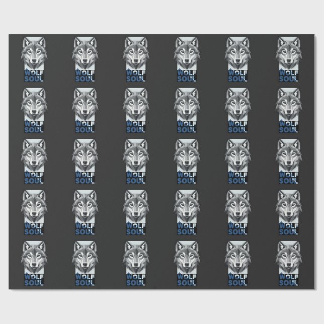 Papel De Presente Alma de lobo (Aberto)
