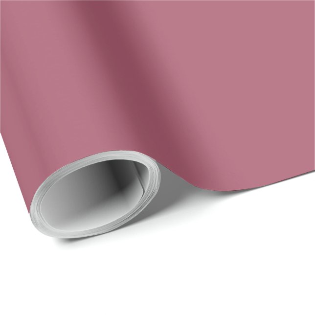 Papel De Presente Almofada de lançamento rosa empoeirado elegante (Ponta do rolo)