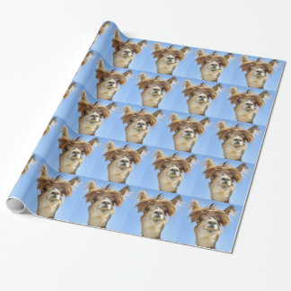 Papel De Presente Alpaca louca do cabelo