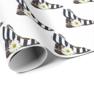 Papel De Presente Altos saltos com Daisy