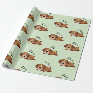 Papel De Presente Amante do Pointer Alemão de Cabelo Curto Adormecid