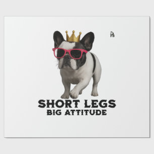 Papel De Presente Amantes de Cães Bulldog Francês
