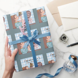 Papel De Presente Amantes de gatos orgulhosos da família e famílias