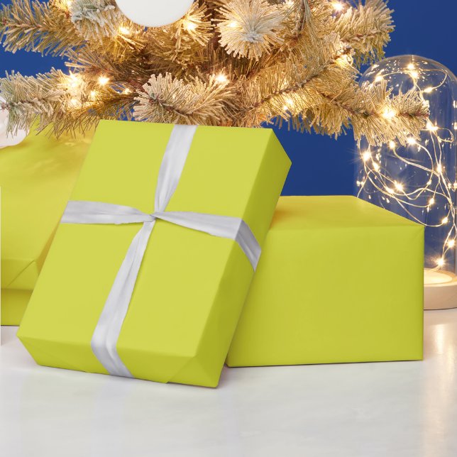 Papel De Presente Amarelo Banana (Feriados)