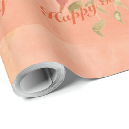 Papel De Presente Amável Pêssego de Coral Produtos de Papel Aquoso