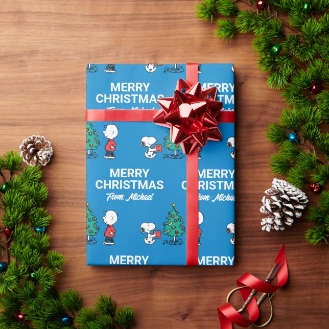 Papel De Presente Amendoins | Fios Quentes | Adicione seu nome (Presente de Natal)