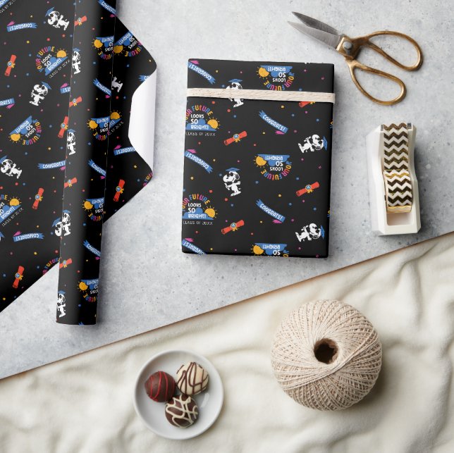 Papel De Presente Amendoins Snoopy Seu Futuro Parece Brilhante Gradu (Artesanato)