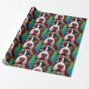 Papel De Presente American Staffordshire Terrier