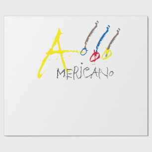Papel De Presente Americano