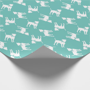 Papel De Presente Americano Staffordshire Pit bull Dog Puppy