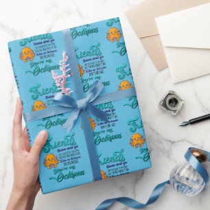 Papel De Presente Amigos vêm e vão como as ondas do oceano