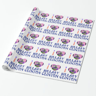 Papel De Presente Amo Hillary Clinton para o presidente americano He