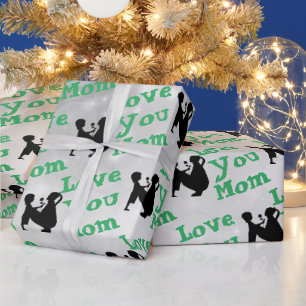 Papel De Presente Amo sua mãe