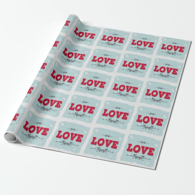 Papel De Presente Amor (Desenrolado)