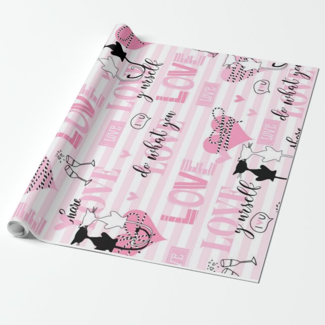 Papel De Presente Amor (Desenrolado)