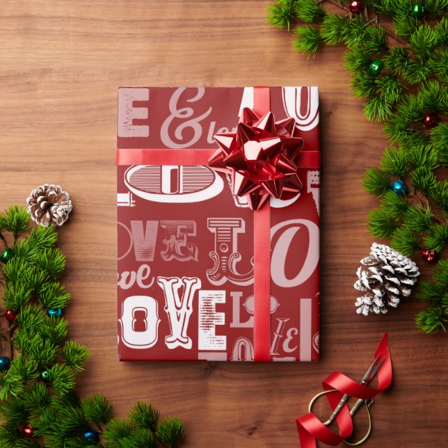 Papel De Presente Amor 5 (Presente de Natal)