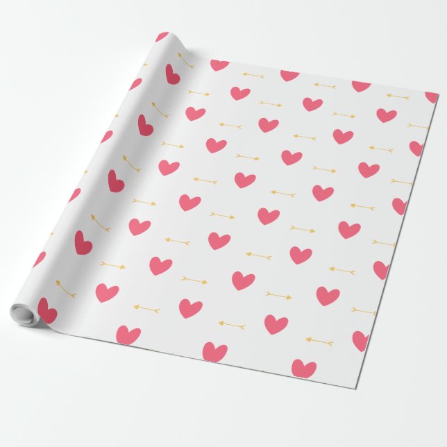 Papel De Presente Amor Amur  (Desenrolado)