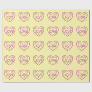 Papel De Presente Amor de Gato Brilhante