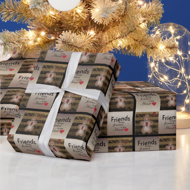 Papel De Presente Amor de Natal para Amigos Especiais (Feriados)