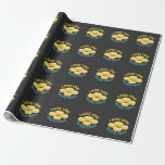Papel De Presente Amor latente nunca se diverte com o dote judeu eng<br><div class="desc">hanukkah, judeu, chanukah, menorah, dreidel, dom, aniversário, feriado, latino</div>