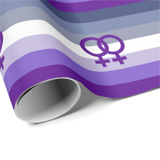 Papel De Presente Amor Lésbico Butch Orgulho WLW (Ponta do rolo)