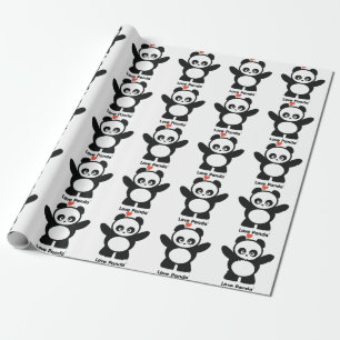 Papel De Presente Amor Panda®