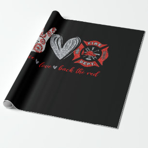 Papel De Presente Amor pela Paz Vermelho Presente do Lover Engraça