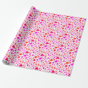 Papel De Presente Amor, tantos corações, Livro Branco