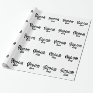 Papel De Presente Ampliar com Arco Tipo Preto