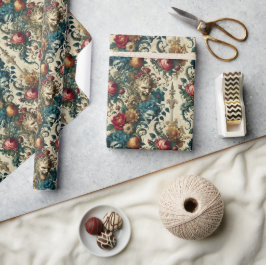 Papel De Presente Anarquia arcana - Bandana floral gótica