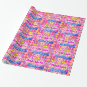 Papel De Presente ANASTÁSIA ~ Padrão Fratural Personalizado