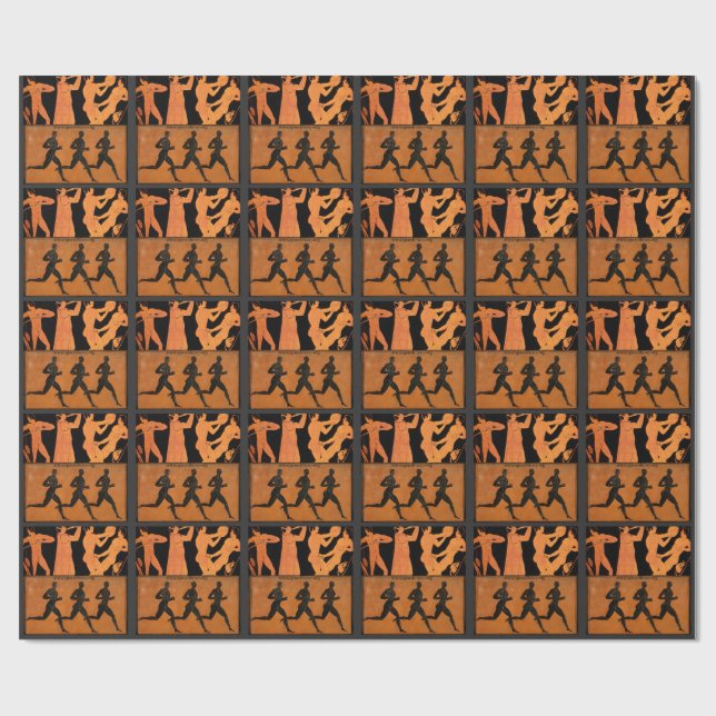 Papel De Presente Ancient Greek Vases - Sport (Aberto)