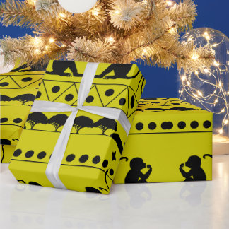 Papel De Presente Andean Amazon Gift Wrap – Ecuadorian Tribal Patter