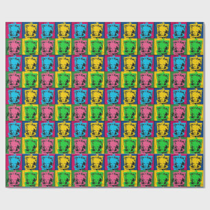 Papel De Presente Andy Warhol Skibidi Toilet Arte Pop