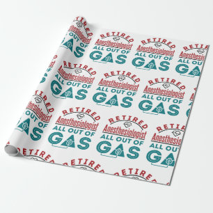 Papel De Presente Anestesiologista aposentado sem gás