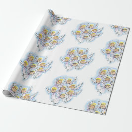 Papel De Presente Angels Magnet