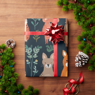 Papel De Presente Animais Adoráveis