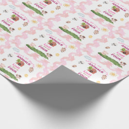 Papel De Presente Animais da Fazenda Qualquer Idade