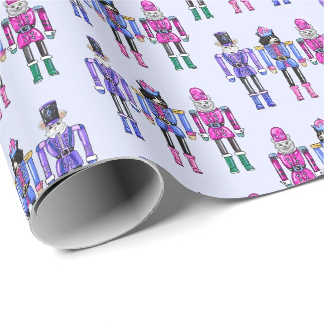 Papel De Presente Animais de Estimação Quebra-Nozes  (Ponta do rolo)