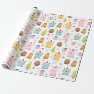 Papel De Presente Animais de inverno cubanos