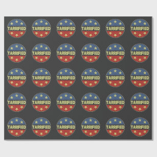 Papel De Presente Anit Trump Patriótico Americano Tarrficado