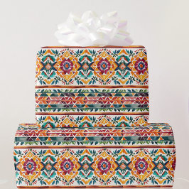 Papel De Presente Aniversário Colorido do Estilo do Sudeste