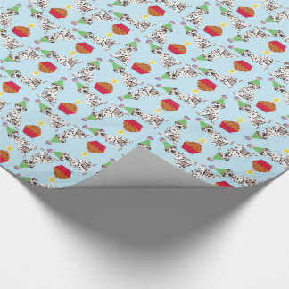 Papel De Presente Aniversário, Cupcake Dalmatian Wrappaper