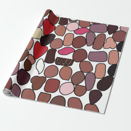 Papel De Presente Aniversário da Confecção de Doces de Chocolate