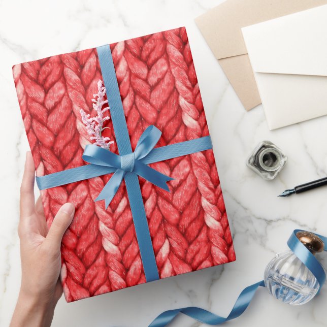 Papel De Presente Aniversário da Suéter Vermelha (Presentear)