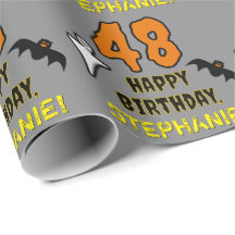 Aniversário de 48 anos: Tema Assustador de Hallowe