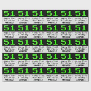 Papel De Presente Aniversário de 511 ruas - Estilo Nerdy / Geeky "51